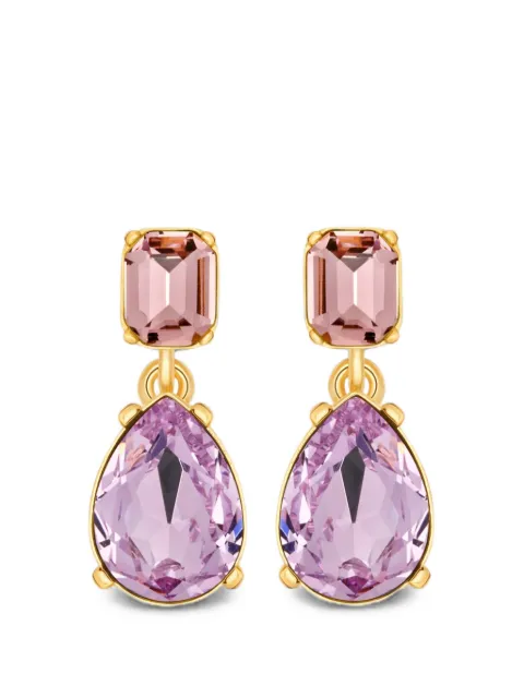 Oscar de la Renta Crystal drop earrings Gold F26J956