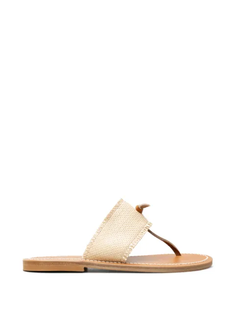 K. Jacques Wouri woven sandals Neutrals WOURIFRAFFIAMIELCF