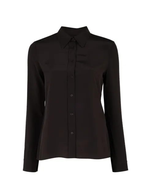 Nili Lotan Simone long-sleeves shirt Brown 11601W325