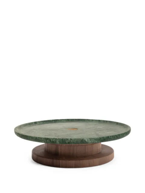 Editions Milano L Ceremony marble cake stand Green NH1030