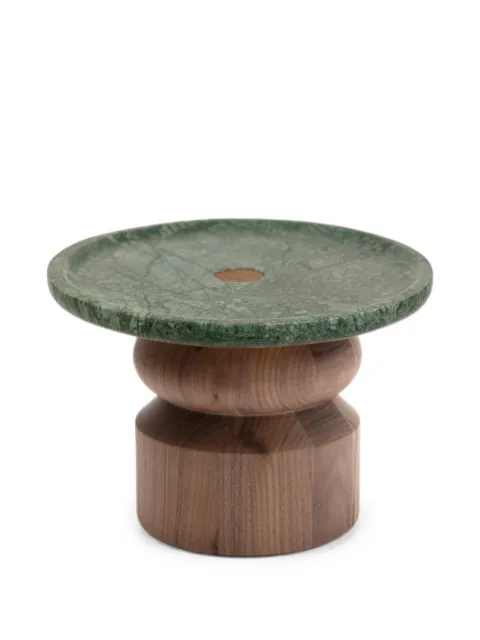 Editions Milano S Ceremony marble cake stand Brown NH1010