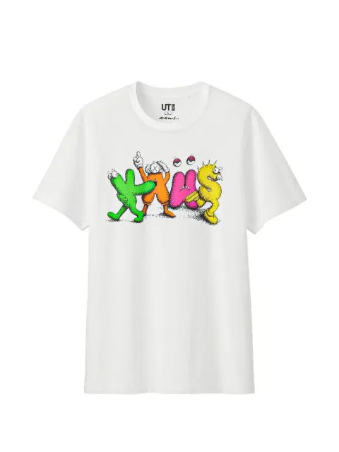 KAWS x Uniqlo graphic-print T-shirt White KAWS202536