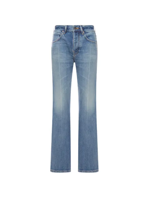 Balenciaga distressed flared jeans Blue A001OITDW14