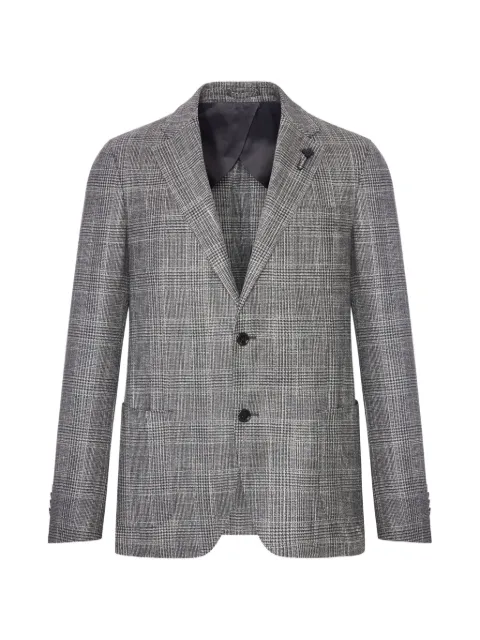 Lardini Prince of Wales check blazer Grey CN528AEACIF67541