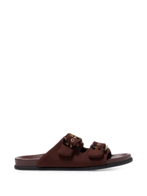 ERES Izia buckle-fastening mules Brown 192614