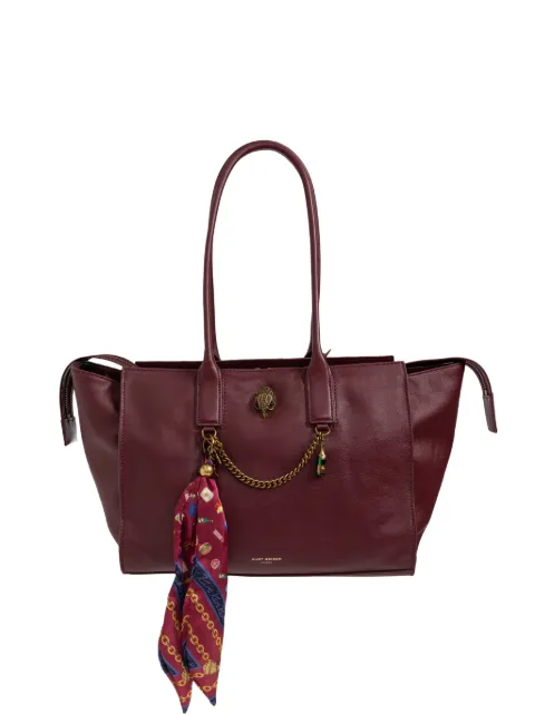 Kurt Geiger London Sloane Shopper leather tote bag Red SLOANESHOPPER0