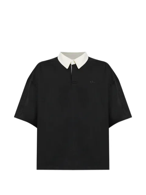 adidas logo-embroidered polo shirt Black KS1619