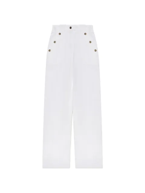 Max Mara Badesse button-detail jeans White MXMBADESSE2621136091
