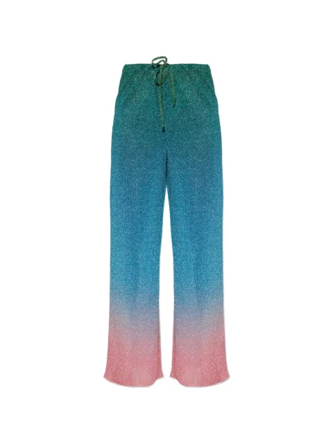 Oséree gradient-effect trousers Blue LPPS250PRINTEDLUREX