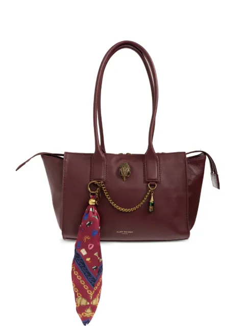 Kurt Geiger London Sloane Small scarf-detail tote bag Red SLOANESMSHOPPER0