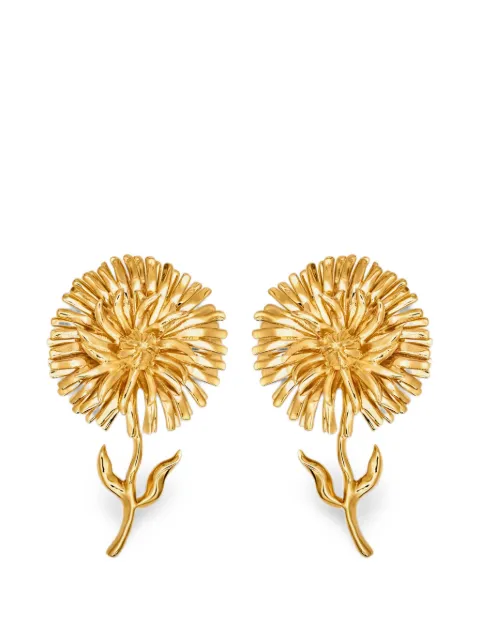 Oscar de la Renta Daisy clip-on earrings Gold F26J934