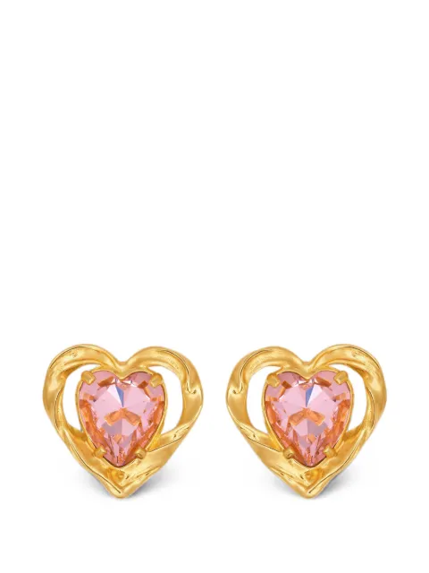 Oscar de la Renta Heart earrings Gold F26J909