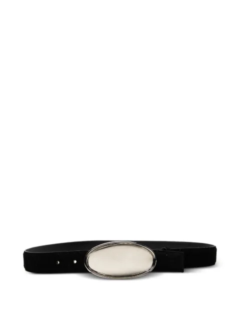 Altuzarra oval-plaque belt Black F1267685LUC008