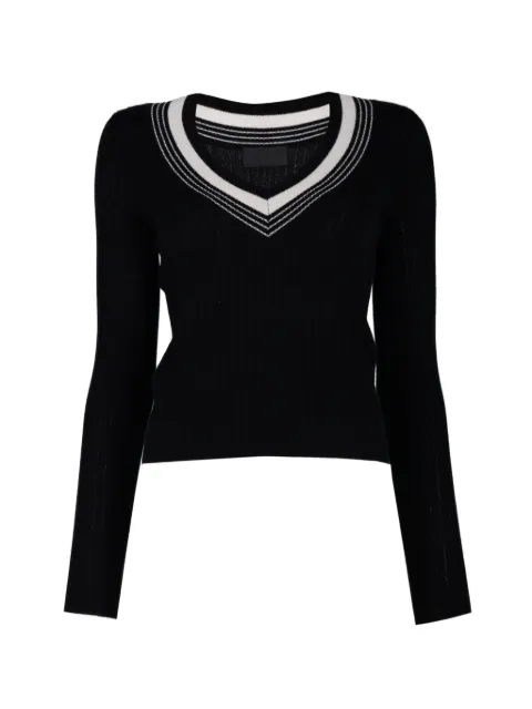 Nili Lotan Aziel ribbed-knit sweater Black 81645Y001