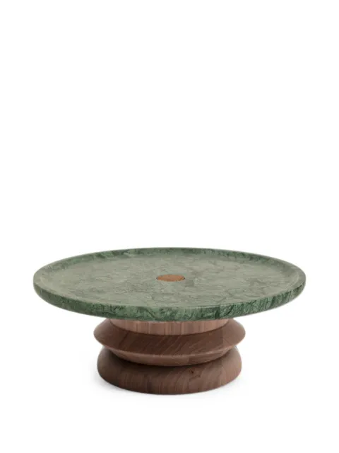 Editions Milano M Ceremony marble cake stand Green NH1020