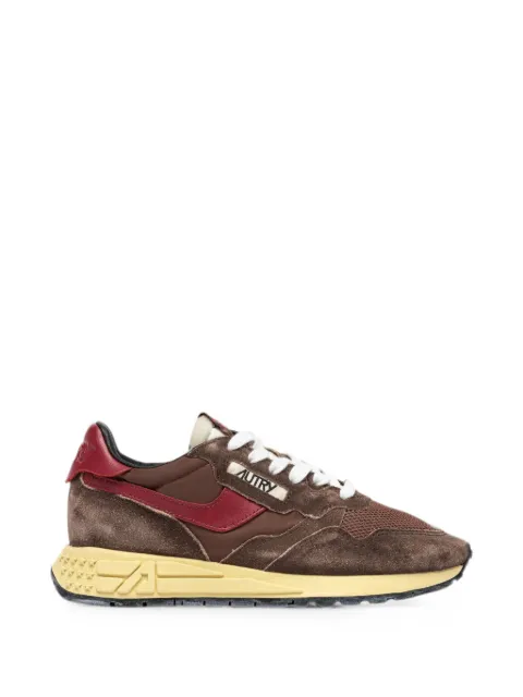 Autry Reelwind logo-patch panelled sneakers Brown WWLW