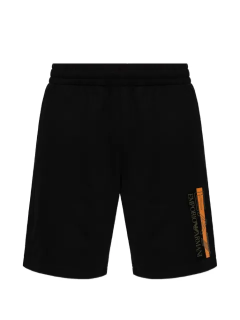Ea7 Emporio Armani logo-print shorts Black 7M002421AF13512