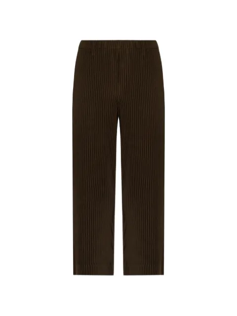 Homme Plissé Issey Miyake pleated trousers Brown HP66JF163