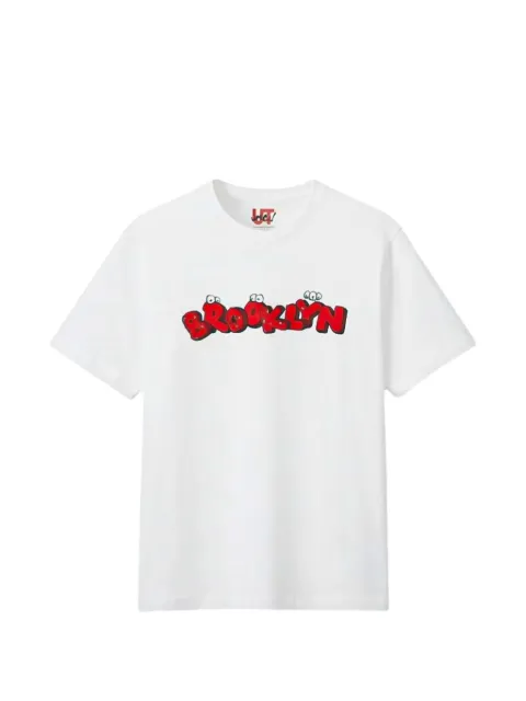 KAWS x Uniqlo Brooklyn-print T-shirt White KAWS202531