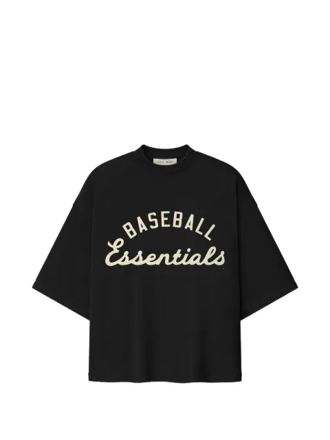 FEAR OF GOD ESSENTIALS MLB logo-print T-shirt Black RW00187