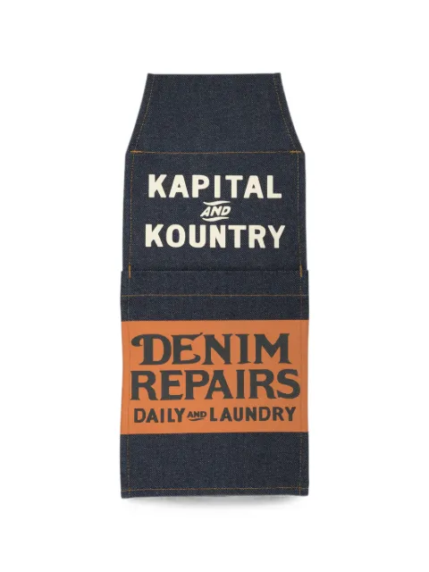 KAPITAL Denim Pulp phone holder Blue K2603XG511