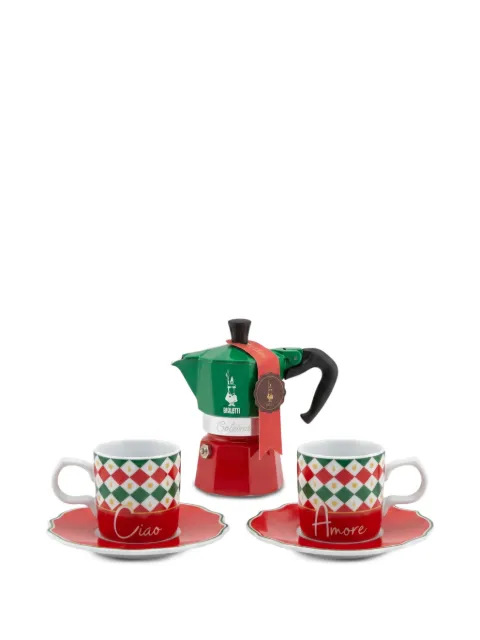 Bialetti La Mokina Tricolore coffee set Red BIATRICOL01