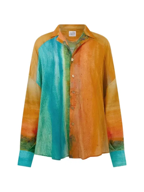 Donde Esteban Formentera shirt Orange HS26SHI102