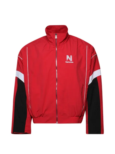 Nahmias logo-print track jacket Red W111J51Q1603