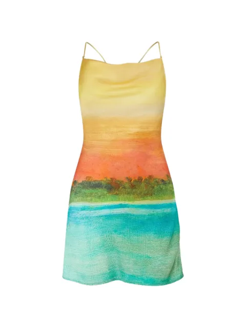 Donde Esteban Formentera mini dress Blue HS26DRE107