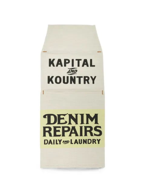 KAPITAL Canvas Pulp phone holder Neutrals K2603XG509