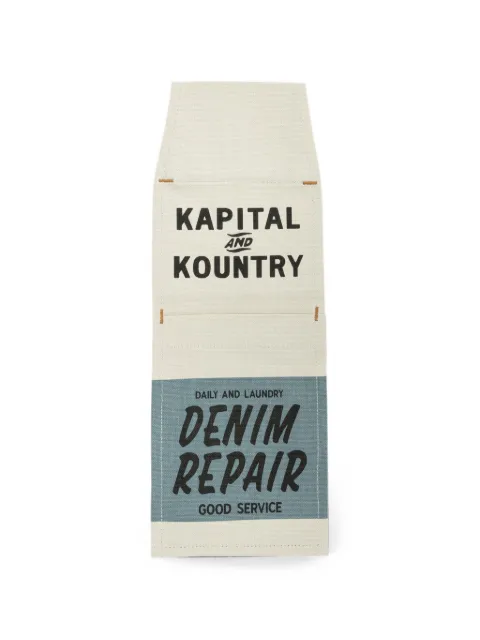 KAPITAL Canvas Pulp phone holder Neutrals K2603XG508