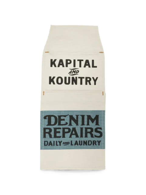 KAPITAL Canvas Pulp phone holder Neutrals K2603XG509