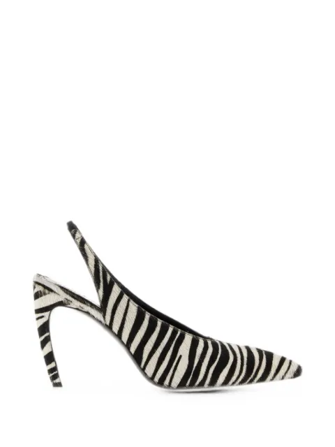 The Attico Viper animal-print pumps White 261WSH00875LBT163PR