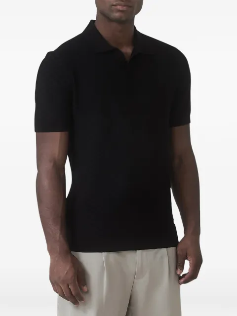 MAUVAIS knitted short-sleeve T-shirt Black MAUSS2504N