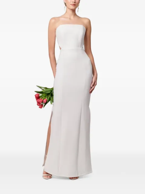 WILLA Marla strapless maxi dress White WI02293