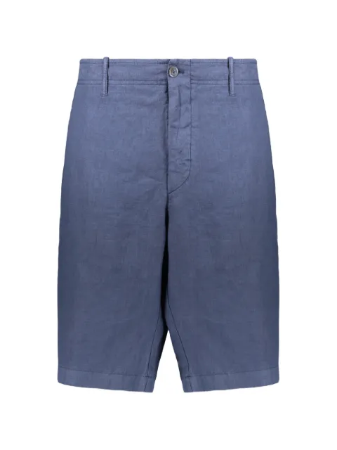 Fedeli linen shorts Blue 5UED0805