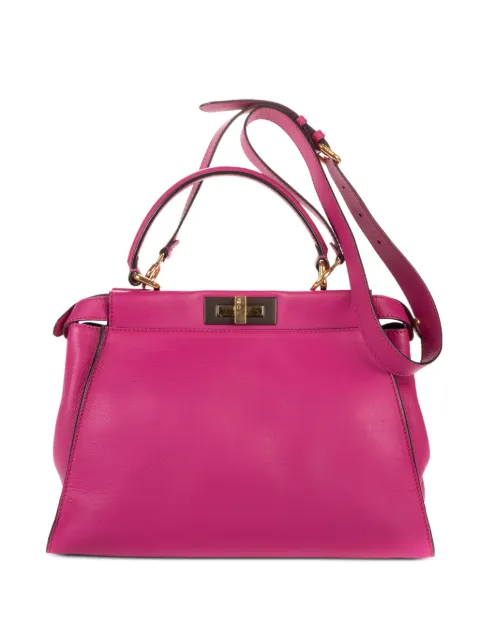 Fendi Pre-Owned medium Peekaboo tote bag Pink 00674010
