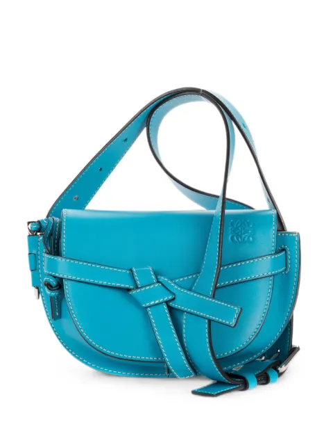 Loewe Pre-Owned mini Gate knot belt bag Blue 521939
