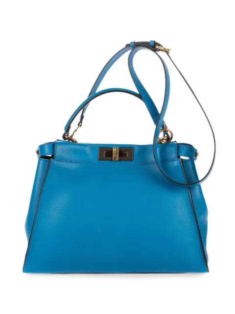 Fendi Pre-Owned medium Peekaboo tote bag Blue 01719788