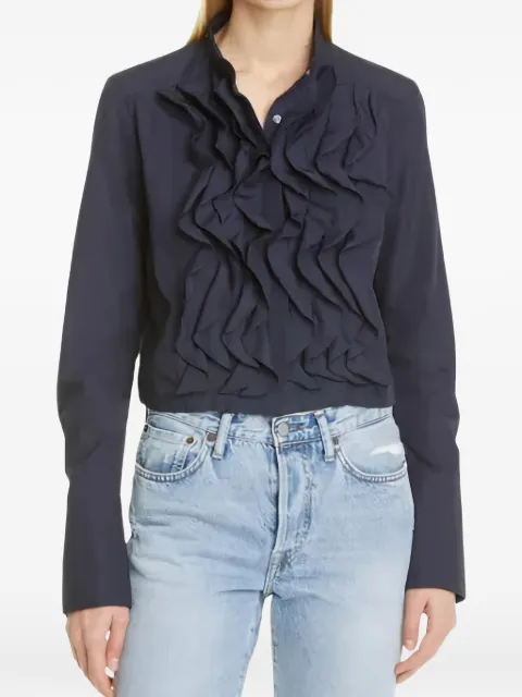 TWP Patti ruffled blouse Blue N555161