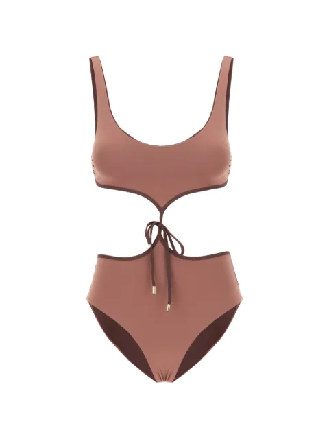 Maison Anami reversible cut-out trikini Pink E25O2D