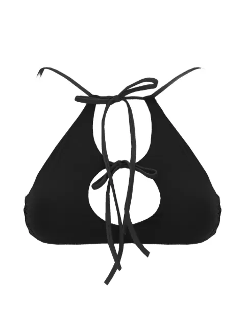 Maison Anami reversible cutout bikini top Black E25T3D