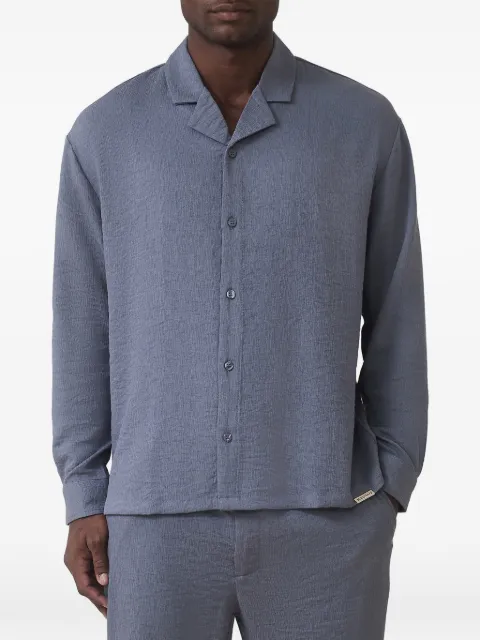 MAUVAIS Fiorano long-sleeve shirt Blue MAUSS2402FS
