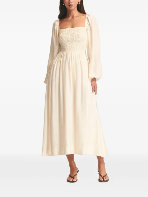 ST MRLO long-sleeve midi dress Neutrals MR01740