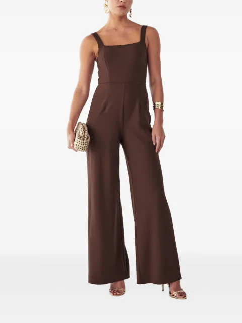 ST MRLO square-neck wide-leg jumpsuit Brown MR01395