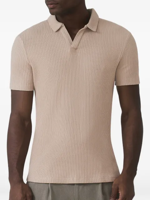 MAUVAIS ribbed-knit T-shirt Neutrals MAUSS2504E