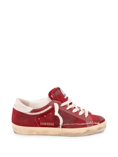 Golden Goose Super-Star distressed-effect sneakers Red GWF00105F008684