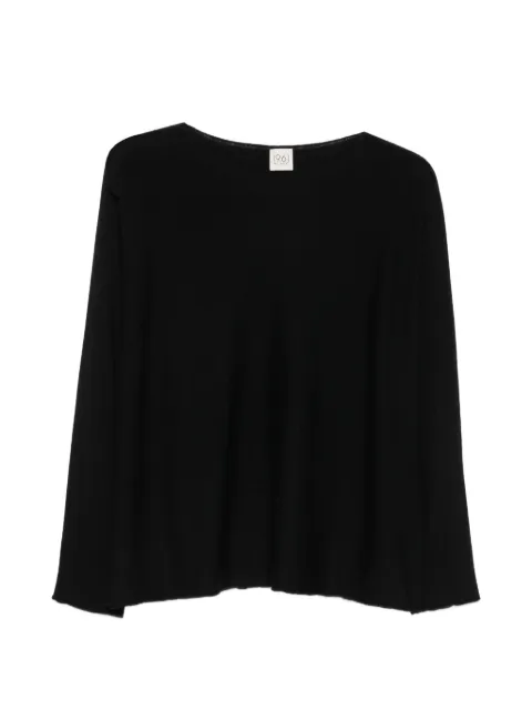19.61 MILANO fine-knit sweater Black EM116AM0255