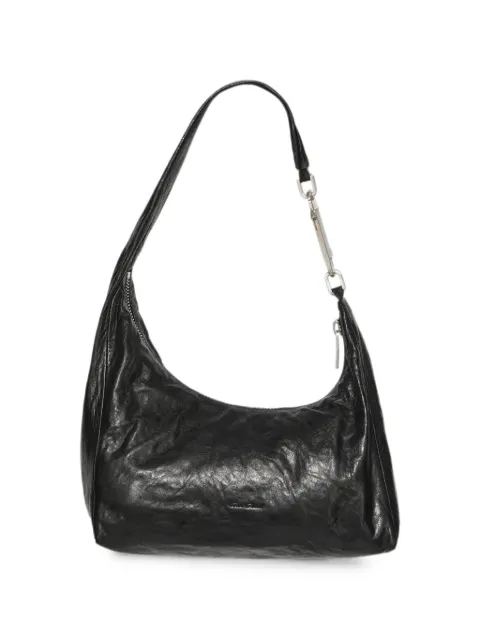 Rick Owens Small Gemini leather shoulder bag Black RA02F0921