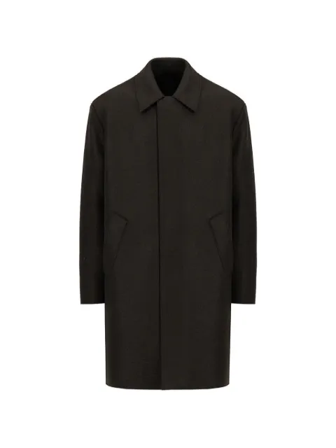 Harris Wharf London zip-up coat Brown CE9134MLK